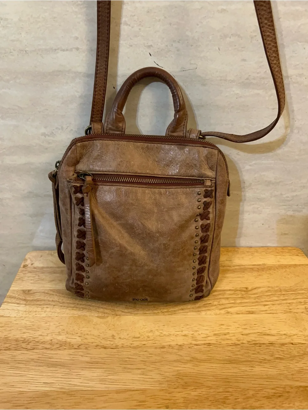 The Sak Loyola Leather Convertible Mini Backpack